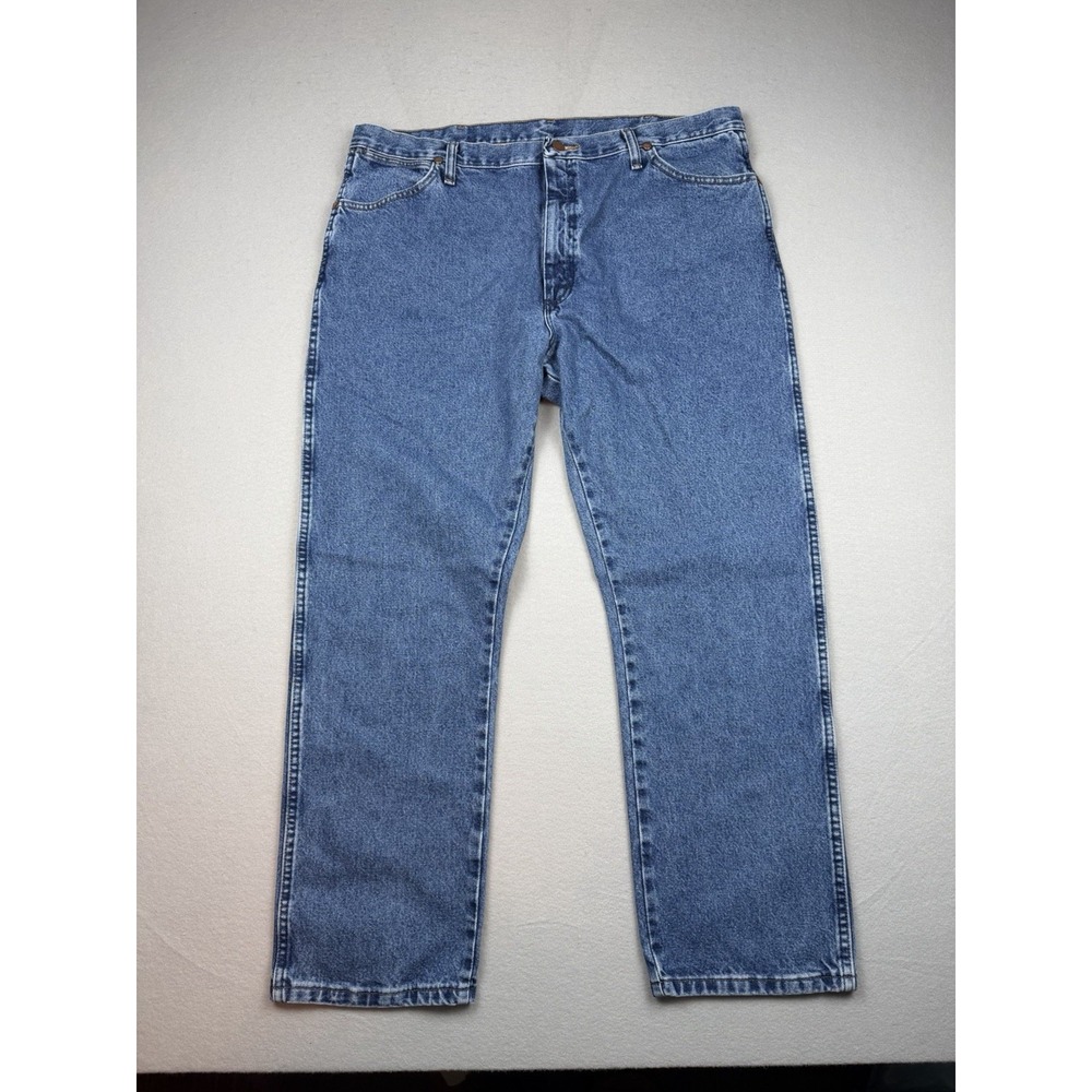 Wrangler 1013MWZGK Jeans Mens 40X30 Blue Cowboy Cut Denim